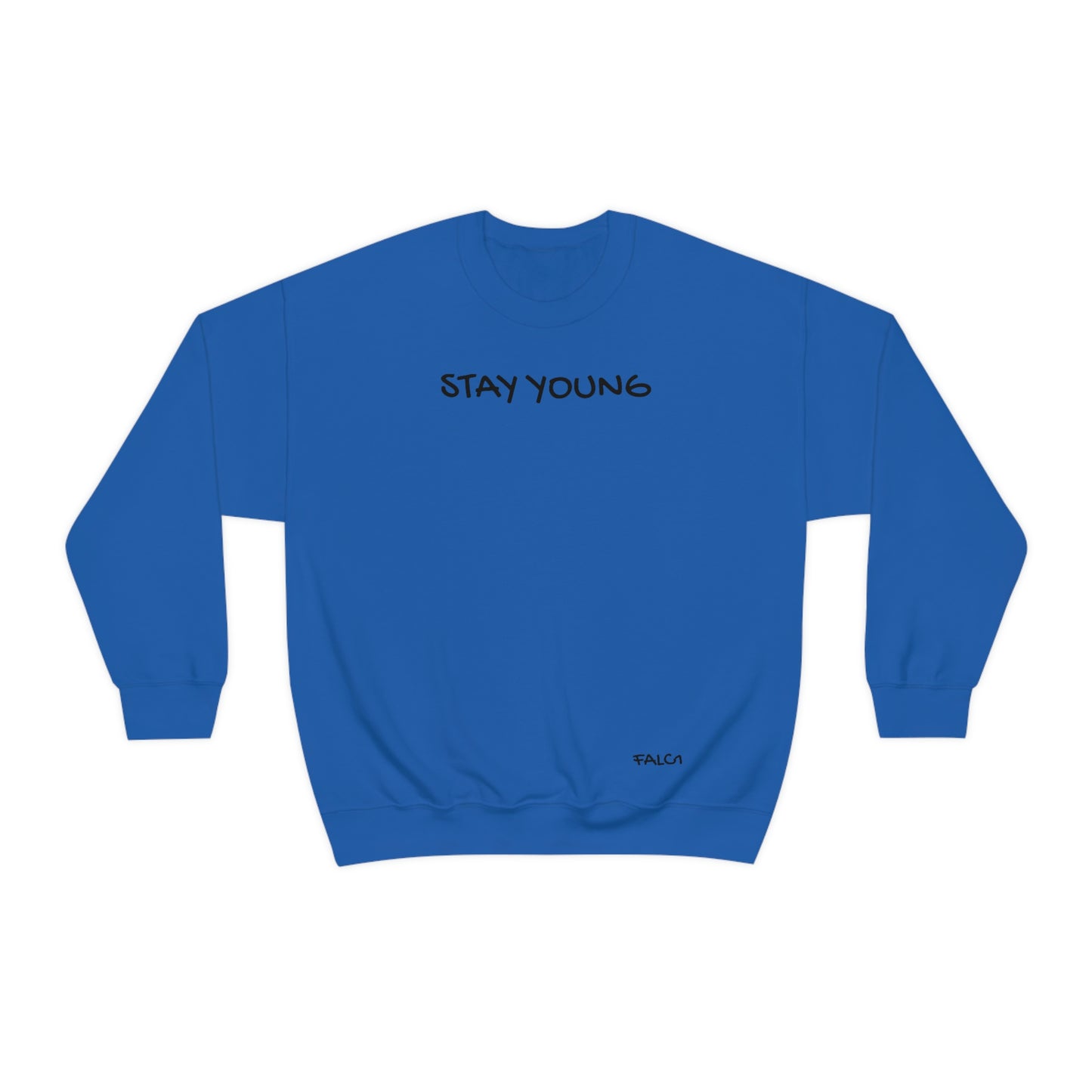 Falc1"Stay Young" Crewneck