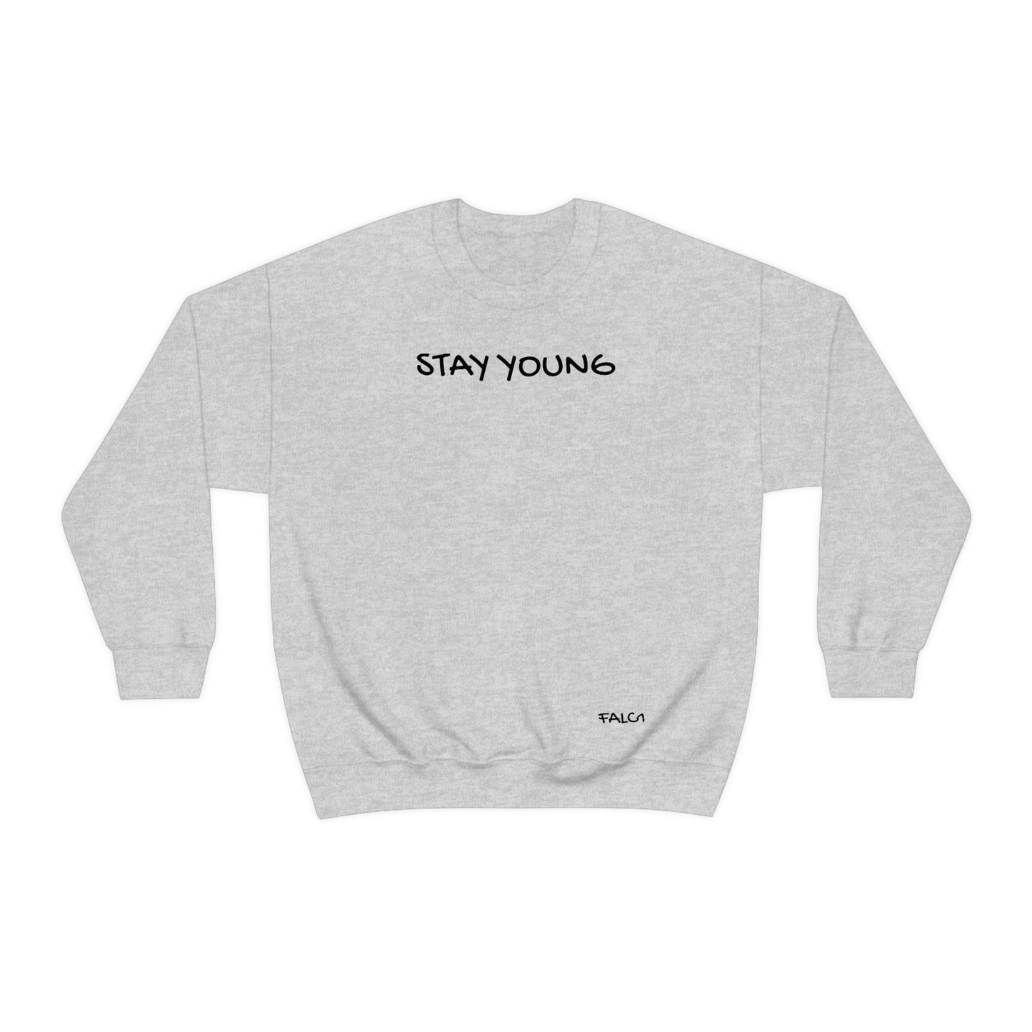 Falc1"Stay Young" Crewneck