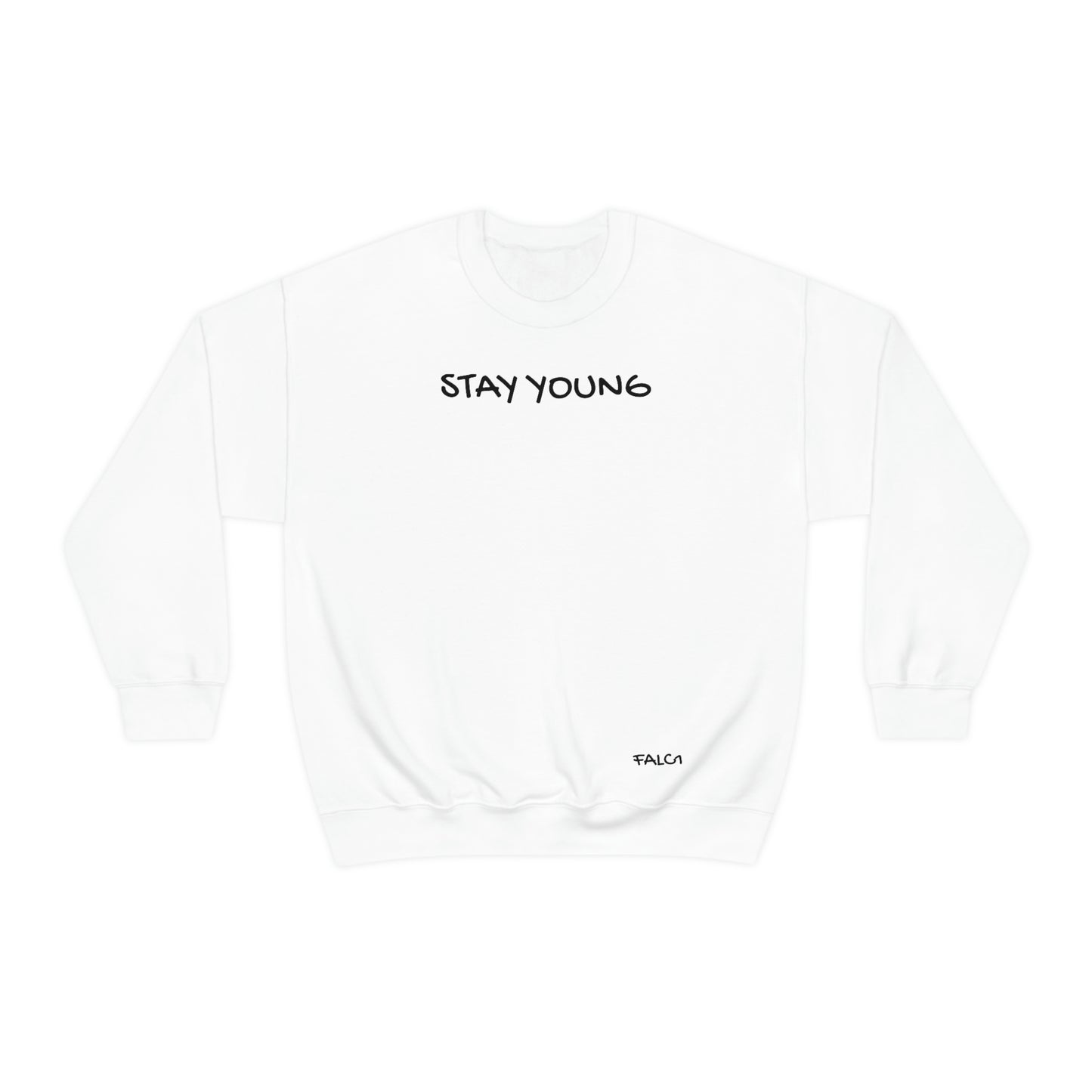 Falc1"Stay Young" Crewneck