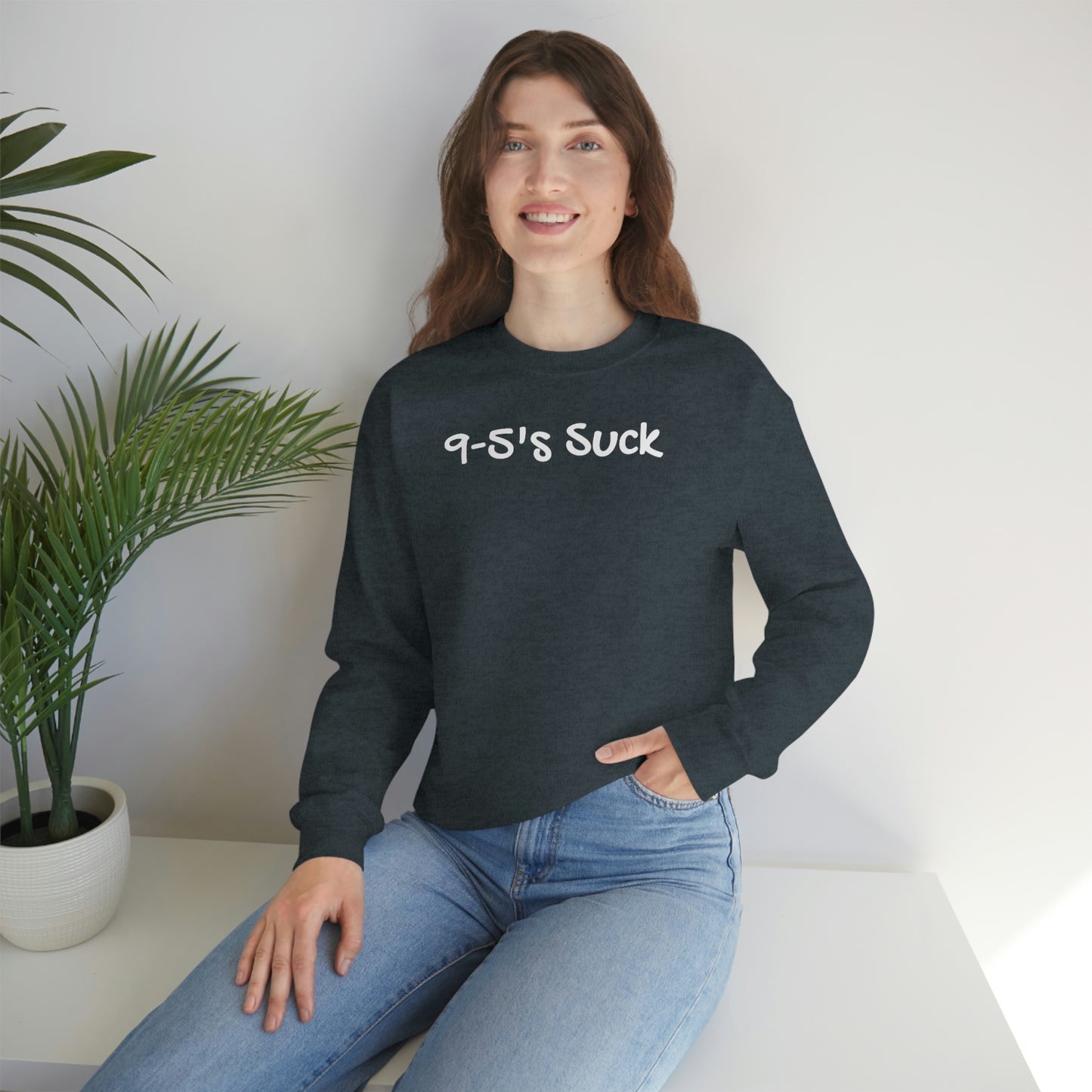 Falc1 "9-5's Suck" Crewneck