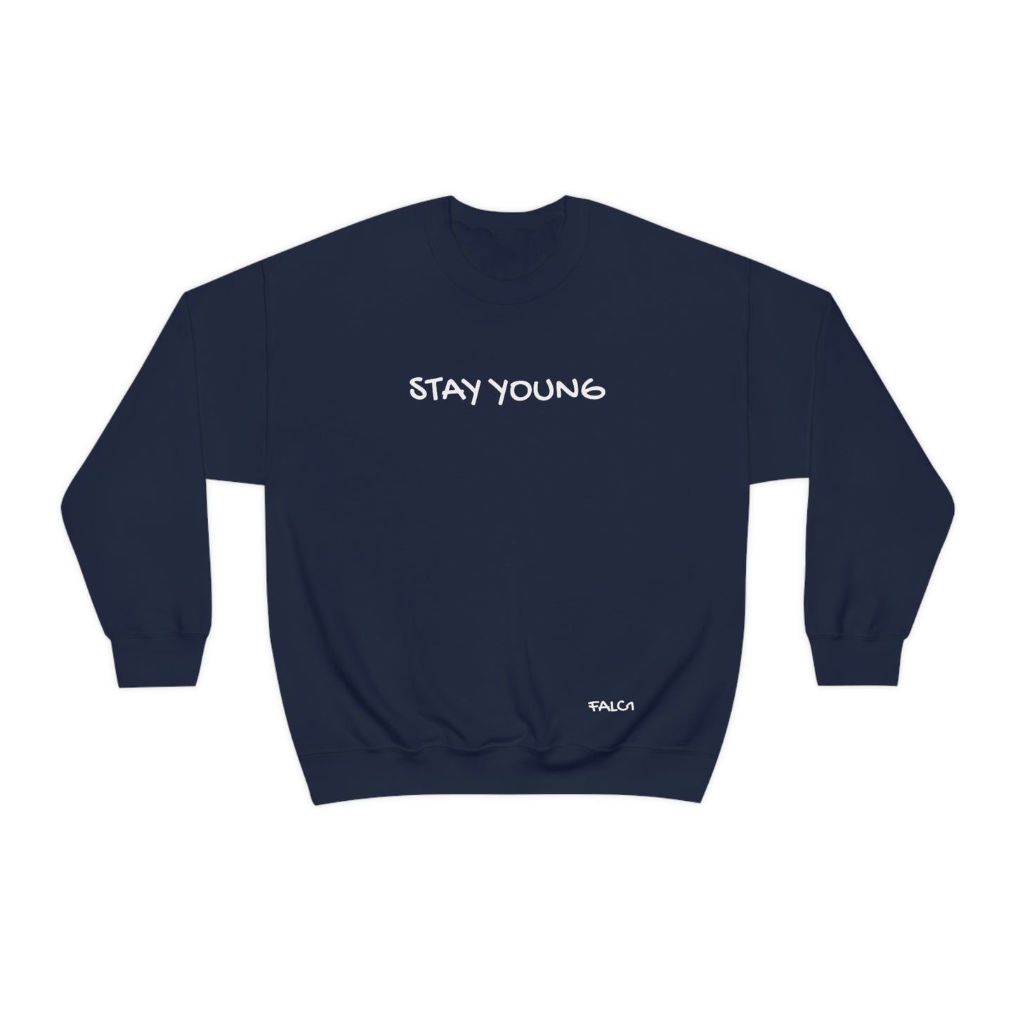 Falc1"Stay Young" Crewneck
